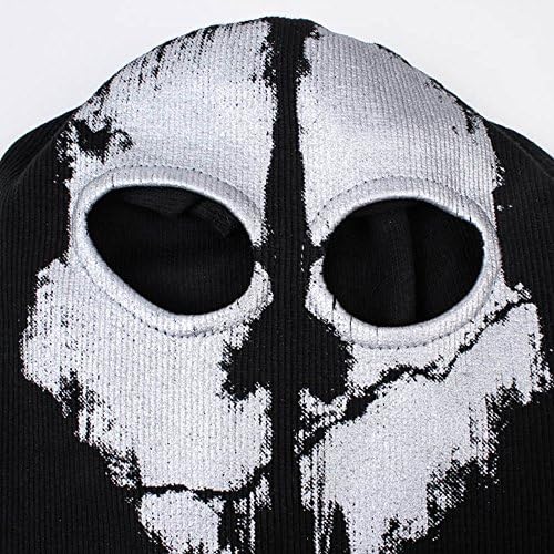 CS Cycling Unisex Motorcycle Cycling Lycra Windproof Skull Mask Balaclava Breathable Flexible Full Face Mask Neck Thermal Warmer QLL110 BS-01