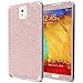 Fosmon SHINING-DIAMOND Front + Back Protective Skin with Clear Screen Protector Shield for Samsung Galaxy Note 3 / Note III (Pink)