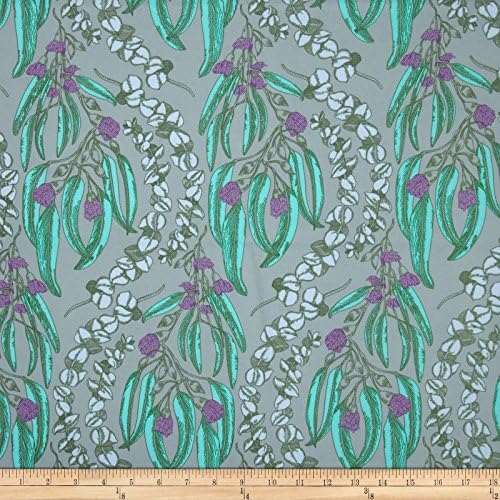 Anna Maria Horner Pretty Potent Flannel Eucalyptus Moss Fabric By The Yard