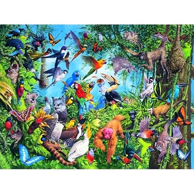Tropical TreeTops 1000pc Jigsaw Puzzle by James Hamilton Grovely