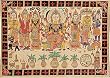 Madhubani Paintings Home Decor Organic Color Paper 21.5 x 30 inches