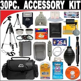 30 Pc Ultimate Super Savings Deluxe DB Roth Accessory Kit For The Canon Digital Rebel XTi XT Digital SLR Cameras + BONUS Gift = Waterproof Camera = Great For Kids