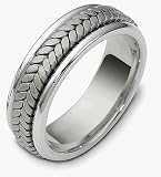 Comfort Fit 7mm Platinum Wedding Band Ring