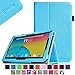 Fintie Dragon Touch A1X Plus / Dragon Touch A1X Plus II 10.1 Folio Case - Premium PU Leather Cover with Stylus Loop for Dragon Touch A1X Plus 2016 Edition / A1X Plus II / A1X / A1 10.1-Inch Android Tablet, Black (Blue)