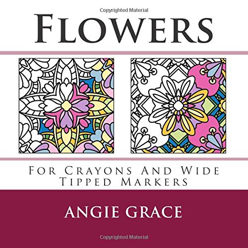 flowers for crayons and wide tipped markers