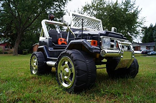 New Model Jeep Wrangler Style 2 Motors 2 Battery Remote Control Power Wheel Car