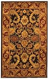 Safavieh Classic CL244C Black 3' x 5' Handmade Wool Area Rug