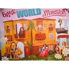 Bratz World Mansion Dollhouse w Spiral Stair Case and More by Bratz World Mansion