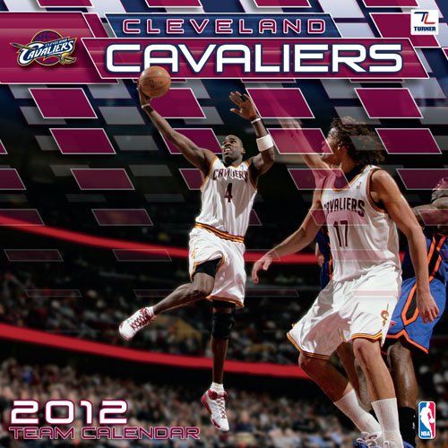 John F. Turner Cleveland Cavaliers 2012 Wall Calendar - 12X12