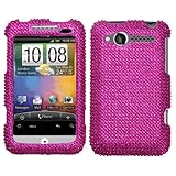 MyBat HTC Wildfire Diamante Protector Cover (Diamante 2.0) - Hot Pink