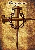 Forgiven - Standard Size 28 Inch X 40 Inch Decorative Flag - Christian - Easter