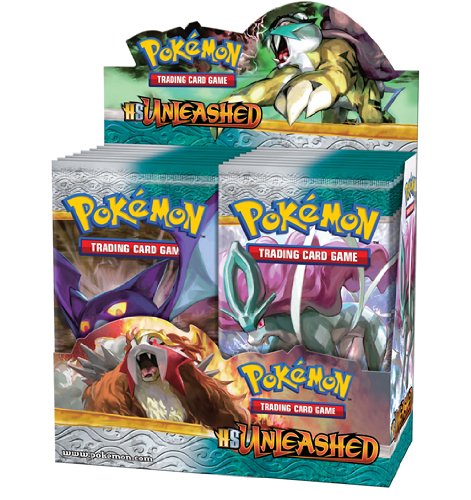 Pokemon Trading Card Game: HeartGold SoulSilver Unleashed Boosters Display of 36