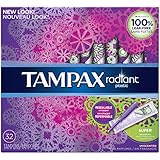 Radiant plastic Super absorbency unscented tampons 32ct