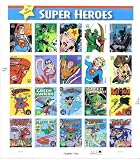 2006 DC Comic Super Heroes #4084 Pane of 20 x 39 cent US Postage Stamps