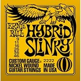 Ernie Ball - Jeux de cordes pour guitares électriques Jeu corde electrique Hybrid Slinky 9/46 2222