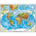 XXL 1,80 Meter - Original handgezeichnete Weltkarte physisch advanced (engl.) mit Lifetime Update Zertifikat - by Wenschow since 1908 - antireflex-entspiegelt laminiert (riesen gro�es Poster, Wandkarte, Welt physisch (engl.), Gro�format) (Wenschow Relief Karten)