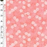 100% cotton fabric Cranston Quilting Treasures pink abstract rose floral print 45 wide - HALF YARD