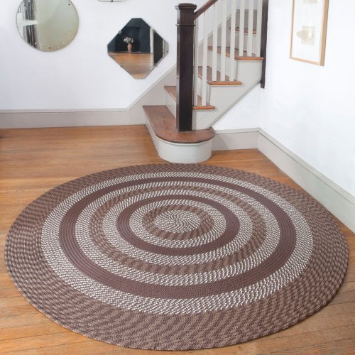 Cambridge Reversible Braided Round Rugs Black Best Buy! dung84115a