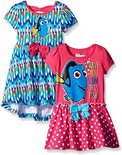 Sean Lakeman Girls' Finding Dory Dresses Have You Seen This Fish (Pack of 2) Blue 4