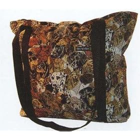 DOGS Dog Canine Tote Bag Cotton with WATERPROOF LINING UNDERSIDE Travel, Baby, Diapers, Sports Gym or Beach Cute Best Unique AFTER CHRISTMAS GIFT IDEA for Him Her Man Men DAD MOM Woman Women Ladies