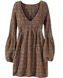 Metallic sweater tunic
