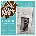 Bliss Teal Photo Save the Date on Diamond by The Green Kangaroo