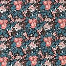 V - Fat Quarter (50 x 75cm) - Rose