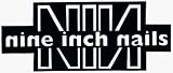 Nine Inch Nails - Black & White Logo - Large Jumbo Vinyl Sticker / Decal