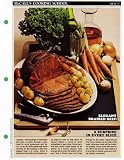  : McCall's Cooking School Recipe Card: Meat 17 - Beef A La Mode (Replacement McCall's Recipage or Recipe Card For 3-Ring Binders)