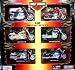 HARLEY DAVIDSON 1:18 SCALE DIE CAST REPLICA SET