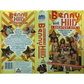 Benny Hill - greatest hits - hill's angels,stupid cupid etc - VHS