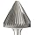 PFERD 60 Degree Cone Carbide Bur, Uncoated (Bright) Finish, Single Cut, Point End, 1/8" Shank, 1/8" Head Diameter, 3/32" Head Length (SJ-42)