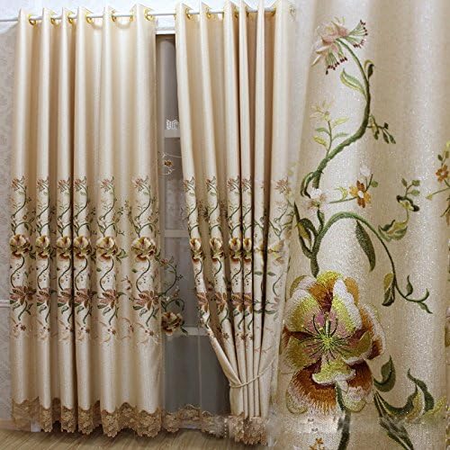 Airdodo Euro Decorative Grommet Top 56"w X 95" Curtain (One Panel)