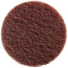 Merit Abrasotex Nonwoven Abrasive Buffing Disc, Nylon Backing, PowerLock Type II Quick-Change, Waterproof