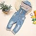 Kidscool Baby Denim Light Blue Soft Cute Overalls with Hat