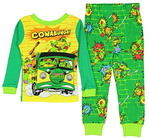 Teenage Mutant Ninja Turtles Cowabunga! Little Boys Cotton Pajama Set