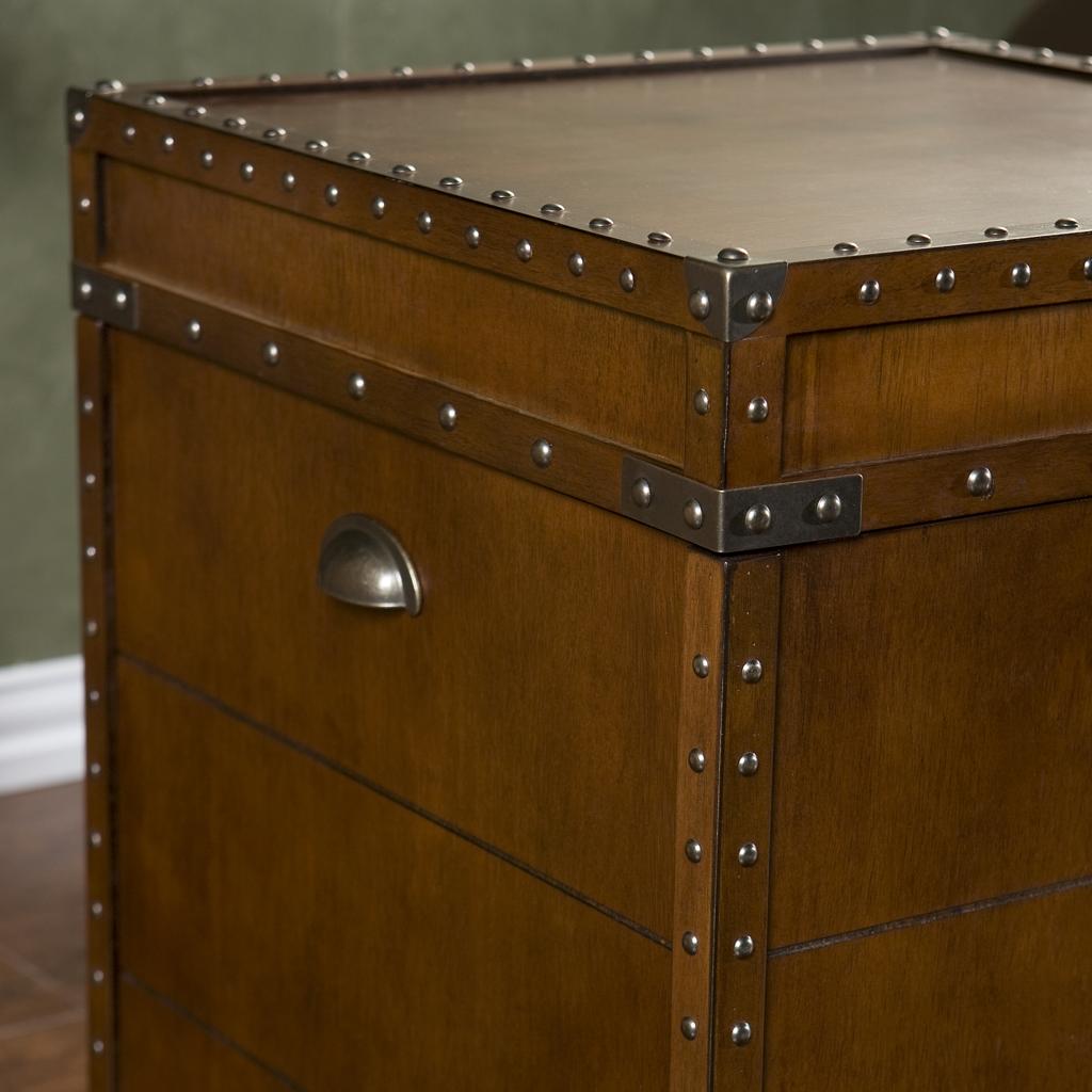 Southern Enterprises Steamer Trunk End Table End Tables