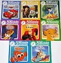 Disney 5-Minute Bedtime Story Set of 8 Books: Finding Nemo, Aladdin, The Incredibles, Beauty and the Beast, Cars, Snow White, Toy Story, Lion King