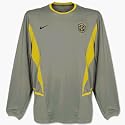 02-03 Brasilien Away 5-Star TW Trikot L/S - silber
