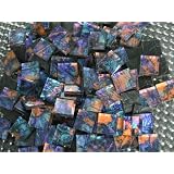 500 Violet Bluegreen Copper Van Gogh Glass Tiles 1/2 Inch Square