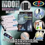 The Moon Universal Kit for OLYMPUS TG-320, FE-20, FE-150, FE-160, FE-190, FE-220, FE-230, FE-240, FE-250, FE-280, FE-300, FE-320, FE-330, FE-340, FE-350, FE-360 Cameras. Includes: 2 Li-40B/42B 1000mAh Ultra High Capacity Batteries made with cells produced in JAPAN or USA, Table-Top Wire Tripod, 110/240 Mini Charger with fold out plug and a DC car adapter, SD/SDHC Card Reader, LCD Protection Film Kit and more. (NON OEM).