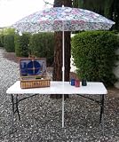Oasis HEAVY-DUTY Folding Table and Umbrella-HIGH QUALITY Product-3 YEARS Warranty