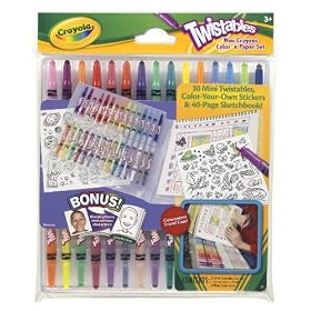 Crayola Twistables Mini Crayon Color 'N Paper Set