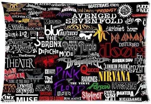 Custom All Rock Band My Chemical Romance Slipknot Pillow Case Cover 20"x30" Inch MC-107