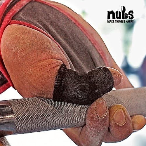 Nubs, Crossfit thumb sleeves, for hook grip