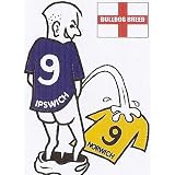 Ipswich On Norwich Wee On Car Sticker'