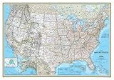 Classic United States Wall Map - laminated