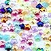 Summer-Ray Glossy Pearlized Flower Rhinestones 8mm Assorted Color 1000pcs Rhinestones Value Pack