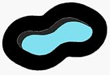 Preformed Flexible 30-mil PVC Pond Liner - Ying and Yang - 259 Gallons