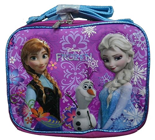 Disney frozen elsa, anna & olaf purplr lunch bag / 107